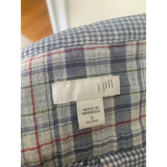 J. Jill ~ S ~ Very Comfortable Plaid Crew-Neck Tunic ~ Seaport Fabric - Picture 5 of 8